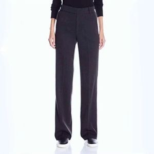 Vince Blue H Coastal Wide Leg Trousers Wool Blend